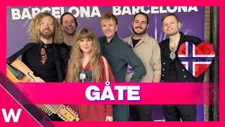 🇳🇴Gåte “Ulveham” | Barcelona Eurovision Party 2024 interview | Norway