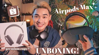 Airpods Max Unboxing ✨🎧: Best Shopee Dupe?! (Premium Copy/Replica) | Cedrix Eligio