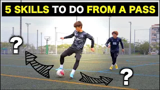 LEARN 5 EFFECTIVE SKILLS | When a teammate pass to you