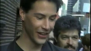 Celebrity Sitings in New York City, Keanu Reeves, David Letterman, June 1994