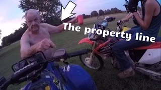 Old Man Tries To Kick Kids Off Their Own Land!