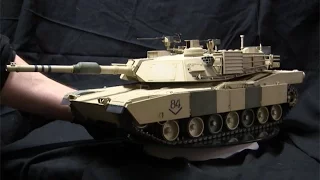 RC 1/16th scale HL M1A2 Abrams Commission Build Model Showcase Video