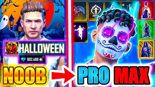 Free Fire Noob to PRO🎃HALLOWEEN🎃new event😱🔥watch how it became