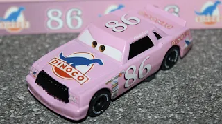 Disney Cars Pink Dinoco Chick Hicks (Piston Cup Racer) - Factory Custom
