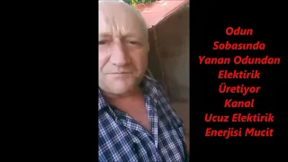 odun sobasında yanınca elektirik üretiyor eka elektrik