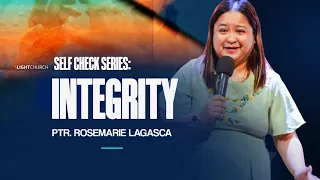 Self Check : Integrity | Ptr Rosemarie Lagasca