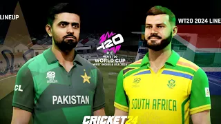 NEW KITS 🤩 | PAK v SA WC WARM-UP MATCH CRICKET 24