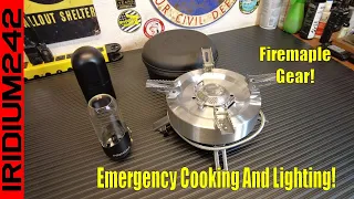 Emergency Cooking And Light:  Firemaple Stove And Lantern! Discount Codes Too!