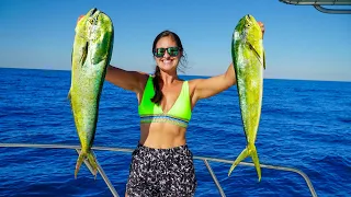 Deep Sea Mahi Mahi Catch, Clean & Cook! Fishing South Florida