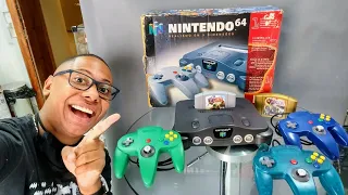 o LENDÁRIO NINTENDO 64 | Unboxing/Teste