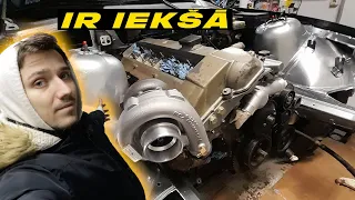 MĒS IECĒLĀM MOTORU - E36 TURBO PROJEKTS PART 6