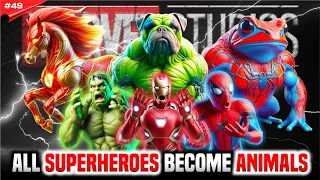 MARVEL DC Superhero COMPLICATIONS But Being A BABY ANIMAL Character #49 | ALL CHARACTERS