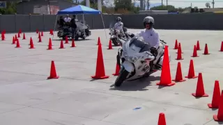 Fast Honda ST1300 Police Bike in Competition