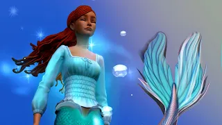 Ariel turning into sea foam - The Little Mermaid 2023 | animation