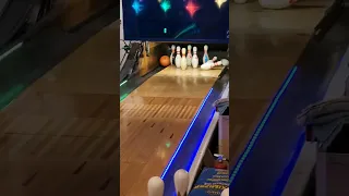 When a 6lb ball hits a set of 5lb pins ! By Mike in the Garage Bowling Alley