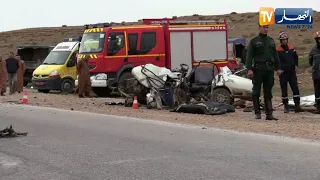 تيارت: وفـ.اة 5 أشخاص وإصابة شخصين في حادث مرور بالنعيمة