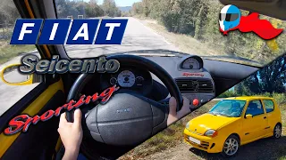 2000 Fiat Seicento Sporting (40kW) POV 4K [Test Drive Hero] #68 ACCELERATION, ELASTICITY & DYNAMIC