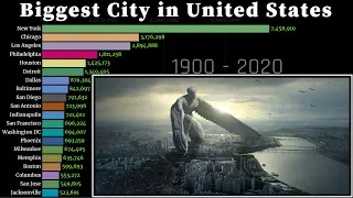 Biggest City in United States 1900 - 2020 | US Cities Population