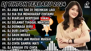 DJ SLOW BASS TERBARU 2024 | DJ VIRAL TIKTOK FULL BASS 🎵 DJ JIKA KU TAK DIINGINKAN LAGI 🎵 FULL ALBUM