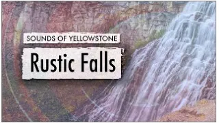 Sounds of Yellowstone - Rustic Falls — ASMR, Sleep, Concentration, White Noise 8 Hours Black Screen