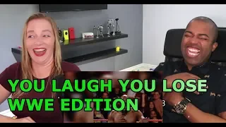 YOU LAUGH YOU LOSE - WWE EDITION (Jane and JV's REACTION 🔥)