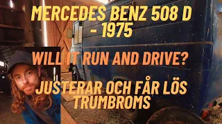 1975 Mercedes Benz T2 508 Diesel. Will it run and drive? samt justerar trumbroms. Campervan.