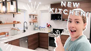 Unpacking + Organizing My NEW Kitchen + Tour!