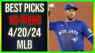 FREE MLB Picks Today 4/20/24 - All GAMES Best Picks!