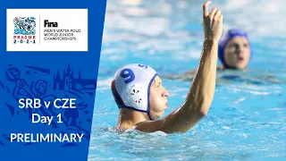 Re-LIVE | SRB v CZE - Day 1 - FINA World Men's Junior Water Polo Championships 2021