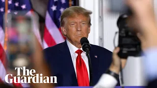 Trump after arraignment spouts baseless claims against Joe Biden