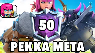 Top50 with PEKKA Bridge Spam with Archer 🥰-Clash Royale