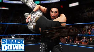 WWE 2K20 SMACKDOWN TAMINA (W/BILLIE KAY) VS SARAH LOGAN