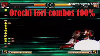 KOF 2002 UM: Orochi Iori combos 100%