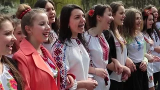Львівські студенти водили гаївки навколо фігури Матері Божої