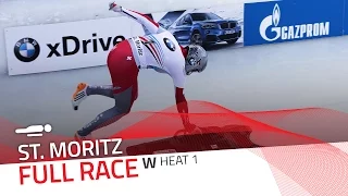 St. Moritz | BMW IBSF World Cup 2016/2017 - Women's Skeleton Heat 1 | IBSF Official