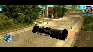 GTA VC ANDROID TESTING TIME TRAIN MOD 0.2D V4.0 (BY GTA MODS)