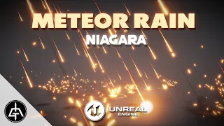 Unreal Engine 5 - Meteor Rain VFX - Niagara Tutorial