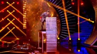 Sakir breaks blockwork with his head - Semi-Final 3 - France's Got Talent 2013