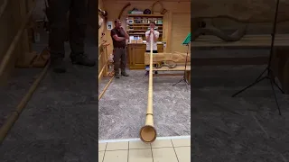 I Tried To Play The ALPHORN | Swiss Instrument #shorts