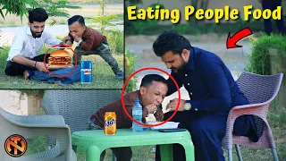 Eating & Snatching Food Prank - Funny Public Prank | New Talent