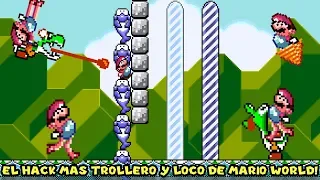 El Hack más TROLLERO y LOCO de Super Mario World !! - Jugando Diagonal Mario 2 con Pepe el Mago (#1)