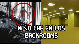 Niño cae en LOS BACKROOMS video real