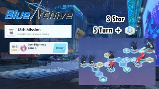 Blue Archive Global - Story Stage Hard 18-3 (3 Star & 5 Turn Clear) + Pyro Box