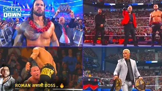 Roman Asli Boss.. 🤯  Roman - Solo conversation, No winner take all, Randy.. WWE smackdown highlights