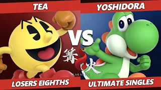 Kagaribi 5 Top 8 - Tea (Pac-Man) Vs. Yoshidora (Yoshi) SSBU Smash Ultimate