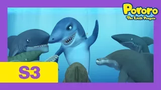 [Season 3] E37 Strange Games | Pororo shark attack!! | Kids Animation | Pororo the Little Penguin