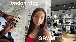 GRWM to go out in london & shopping vlog💐⭐🛍️