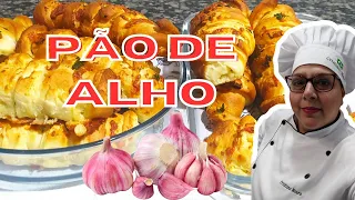 Pão de alho com queijo caseiro | Receita fácil e deliciosa pra você fazer hoje mesmo!!!