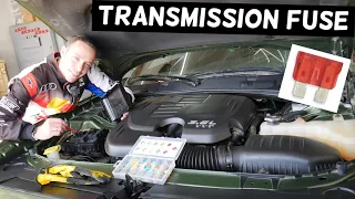 CHRYSLER 300 TRANSMISSION CONTROL MODULE FUSE LOCATION REPLACEMENT, TRANSMISSION NOT SHIFTING