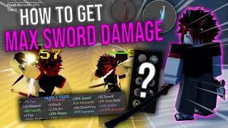 HOW TO GET MAX SWORD DAMAGE IN UPDATE 1.5 [Project Slayers]